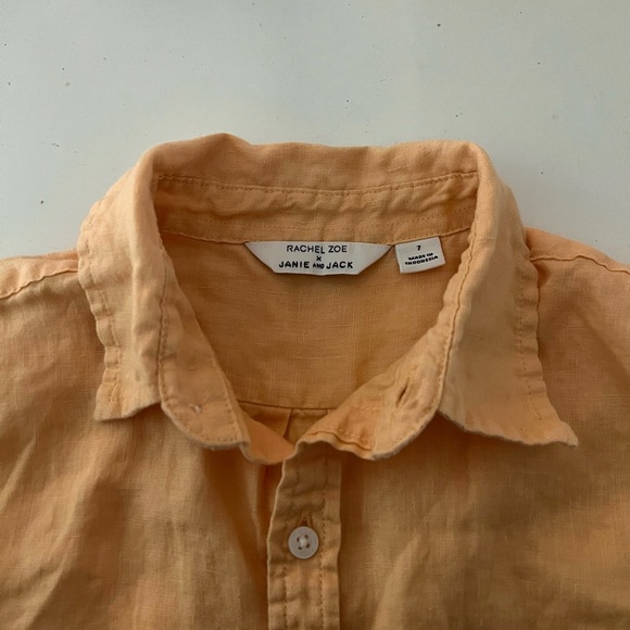 Janie & Jack x Rachel Zoe Linen Button Down - Picture 2 of 3